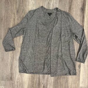 J Jill Wearever collection open front cardigan